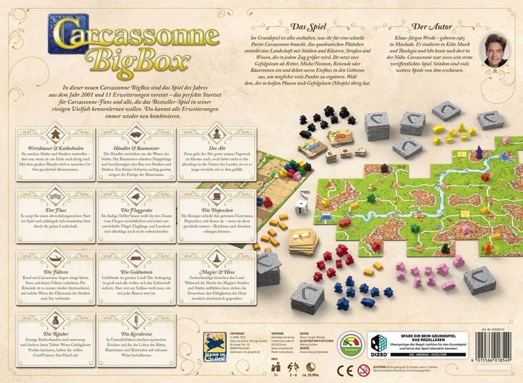 Produktbild: Carcassonne BigBox (Spiel)