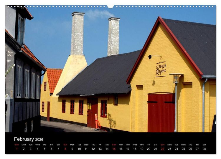 Produktbild: Bornholm - Denmark (High Quality Premium Wall Calendar 2026 DIN A2 landscape),CALVENDO 12 Month Wall Calendar