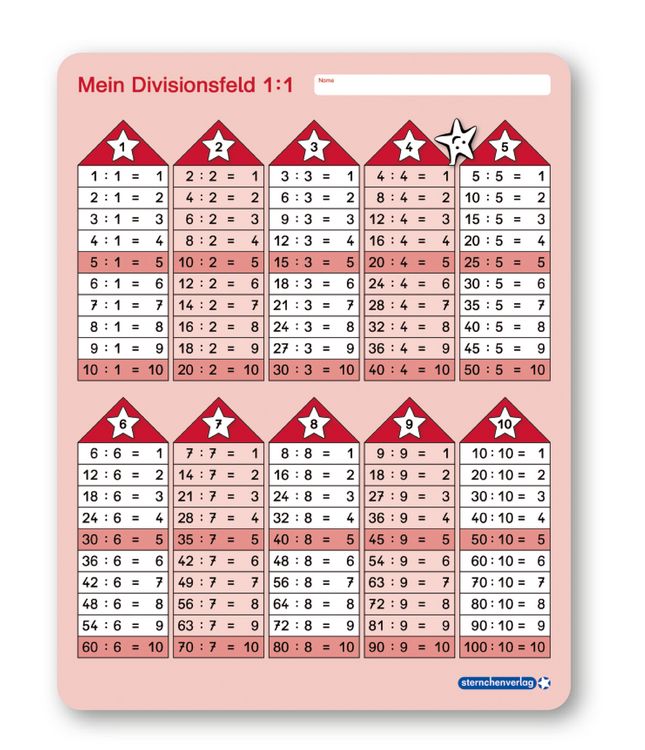 Produktbild: Mein Divisionsfeld mit Stift