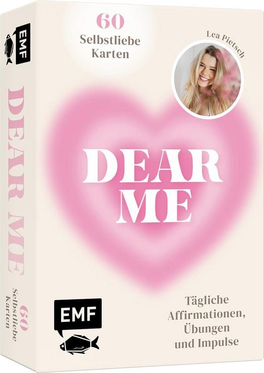 Produktbild: Kartenbox: Dear Me &ndash; 60 Motivations-Karten f&uuml;r mehr Selbstliebe