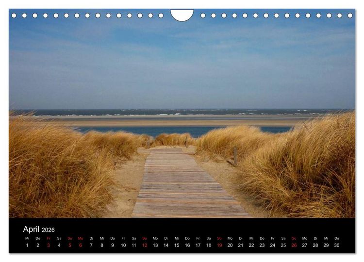 Produktbild: An der Nordsee (Wandkalender 2026 DIN A4 quer), CALVENDO Monatskalender