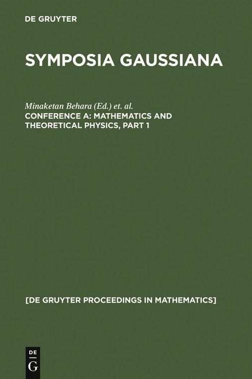 Produktbild: Mathematics and Theoretical Physics