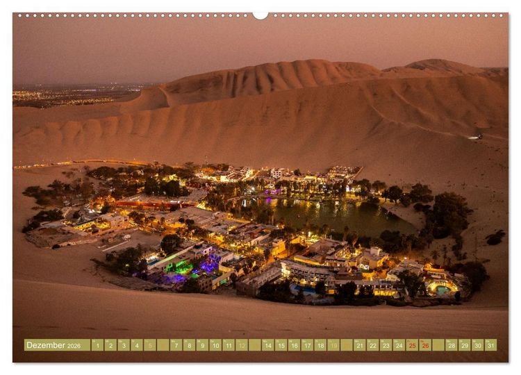Produktbild: Peru - Bunte Vielfalt von Machu Picchu bis zur Atacama W&uuml;ste (Wandkalender 2026 DIN A2 quer), CALVENDO Monatskalender