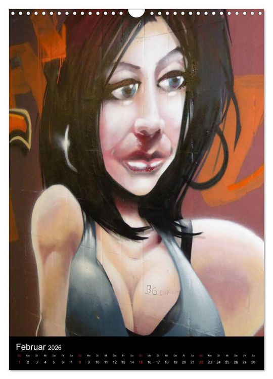 Produktbild: KA- GRAFFITI (Wandkalender 2026 DIN A3 hoch), CALVENDO Monatskalender
