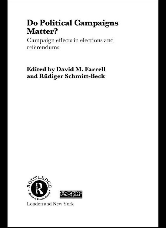 Produktbild: Do Political Campaigns Matter?