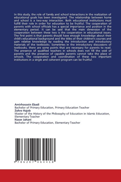 Produktbild: Examining the Role and Interaction of Family and School