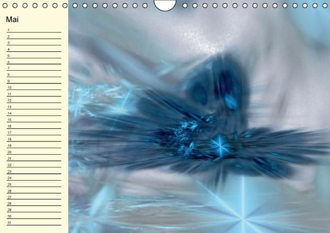 Produktbild: Fraktale Kunst 2/Geburtstagskalender (Wandkalender immerw&auml;hrend DIN A4 quer)