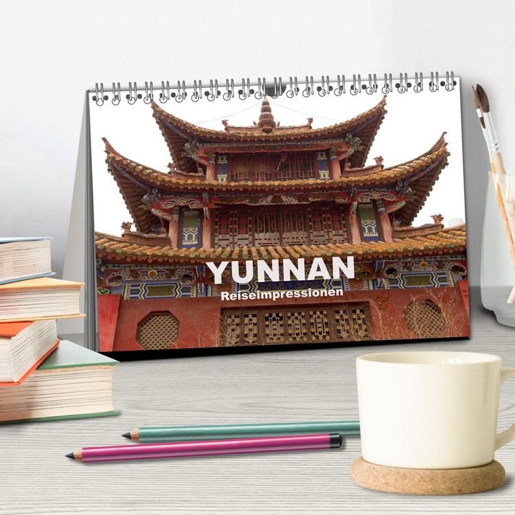 Produktbild: Yunnan - Reiseimpressionen (Tischkalender 2026 DIN A5 quer), CALVENDO Monatskalender