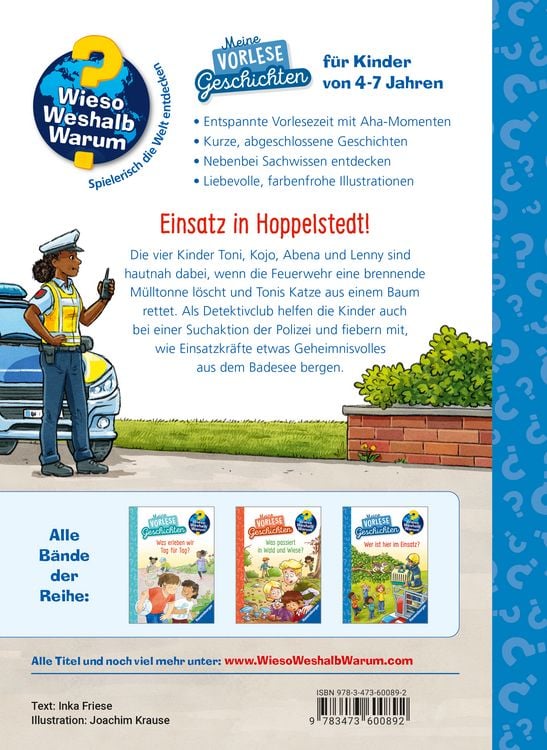 Produktbild: Wieso? Weshalb? Warum? Meine Vorlesegeschichten, Band 3 - Wer ist hier im Einsatz?