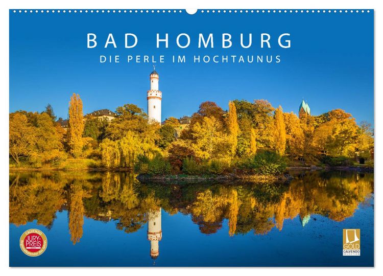 Produktbild: Bad Homburg - Die Perle im Hochtaunus (Wandkalender 2026 DIN A2 quer), CALVENDO Monatskalender