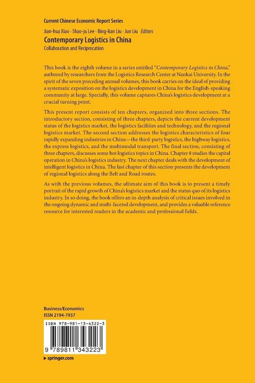 Produktbild: Contemporary Logistics in China