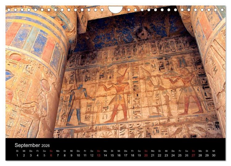 Produktbild: Luxor in Bildern - Auf den Spuren des antiken &Auml;gypten in Theben Ost und Theben West (Wandkalender 2026 DIN A4 quer), CALVENDO Monatskalender