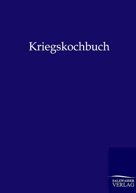 Produktbild: Kriegskochbuch