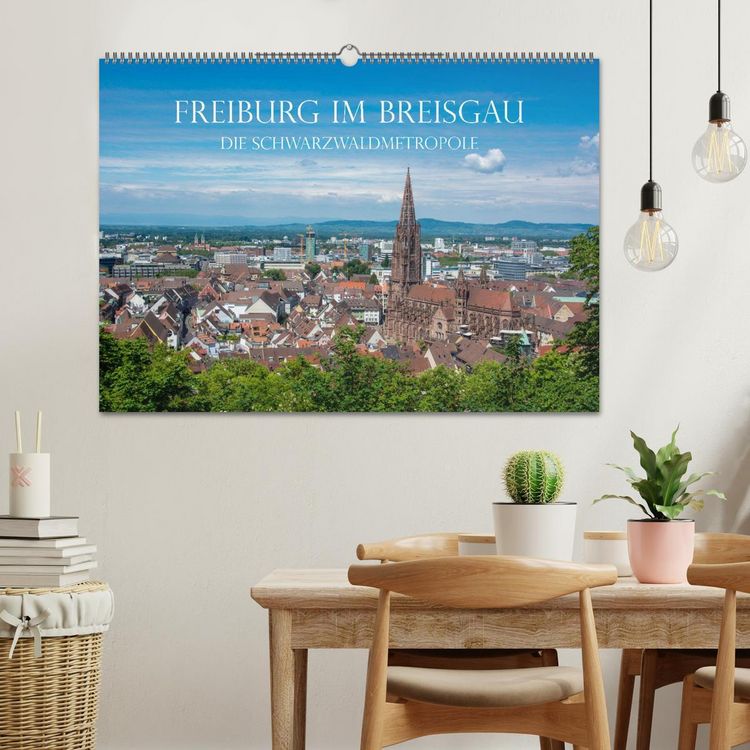Produktbild: Freiburg im Breisgau - Die Schwarzwaldmetropole (Wandkalender 2026 DIN A2 quer), CALVENDO Monatskalender