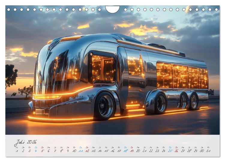 Produktbild: Giganten der Stra&szlig;e (Wandkalender 2026 DIN A4 quer), CALVENDO Monatskalender