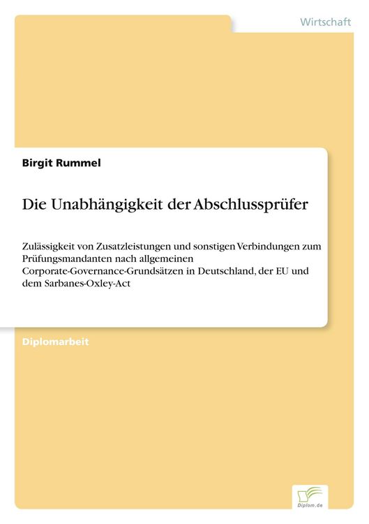 Produktbild: Die Unabh&auml;ngigkeit der Abschlusspr&uuml;fer