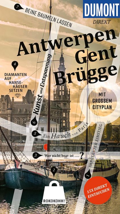Produktbild: DUMONT direkt Reisef&uuml;hrer E-Book Antwerpen, Gent, Br&uuml;gge