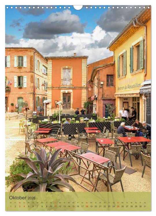 Produktbild: Sch&ouml;nste D&ouml;rfer - Provence-Alpes-C&ocirc;te d'Azur (Wandkalender 2026 DIN A3 hoch), CALVENDO Monatskalender