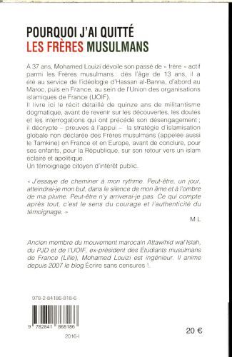 Produktbild: Pourquoi j'ai quitt&eacute; les Fr&egrave;res musulmans