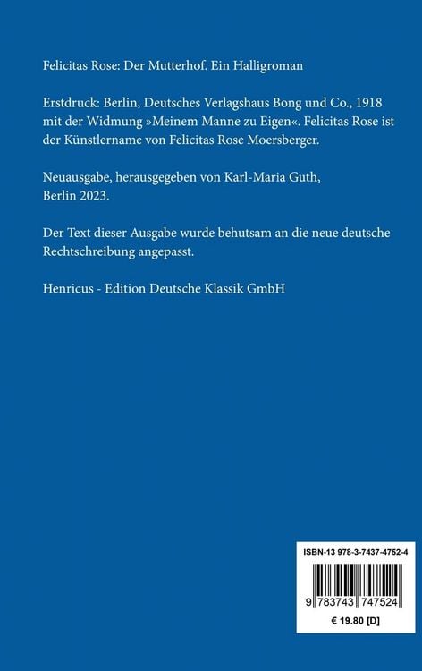 Produktbild: Der Mutterhof