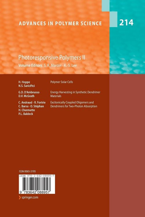 Produktbild: Photoresponsive Polymers II