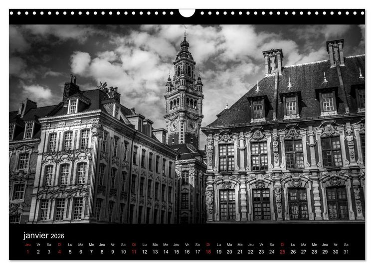 Produktbild: Le Vieux Lille (Calendrier mural 2026 DIN A3 vertical), CALVENDO calendrier mensuel