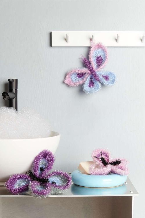 Produktbild: H&auml;kelset Bubble "Schmetterling"