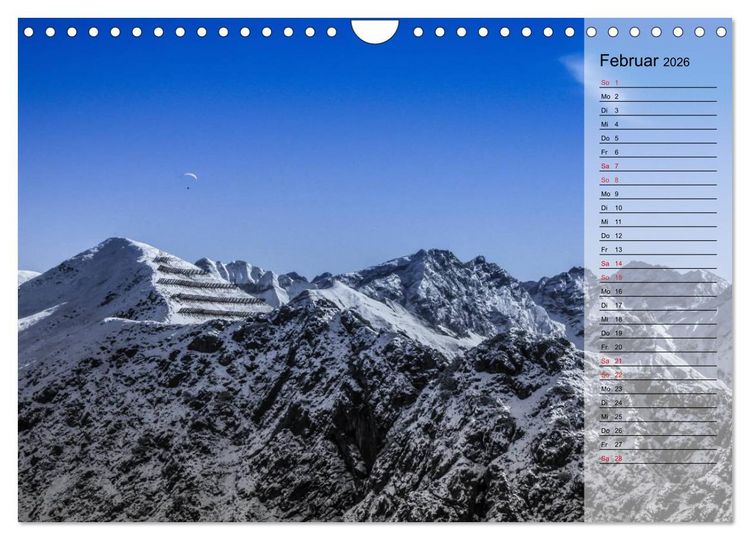 Produktbild: Das Oberstdorfer Allg&auml;u (Wandkalender 2026 DIN A4 quer), CALVENDO Monatskalender