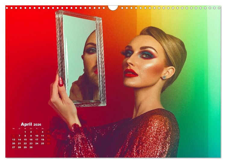 Produktbild: LGBTQ Pride - Regenbogenzeit, der Kalender f&uuml;r Vielfalt und Liebe (Wandkalender 2026 DIN A3 quer), CALVENDO Monatskalender