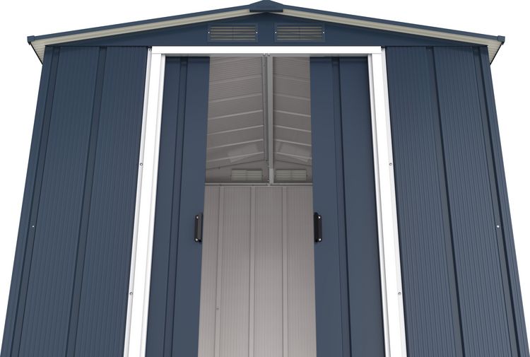 Produktbild: Metall Ger&auml;tehaus 202x174 Gartenhaus Schiebet&uuml;ren
