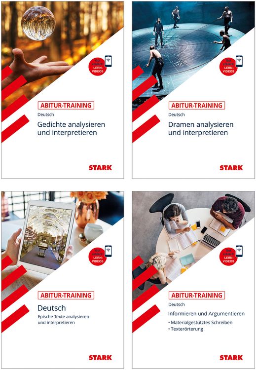 Produktbild: STARK Deutsch Vorteilspaket - Abitur-Training - Er&ouml;rtern und Sachtexte, Lyrik, Epik, Dramen
