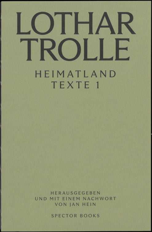Produktbild: Lothar Trolle: Heimatland