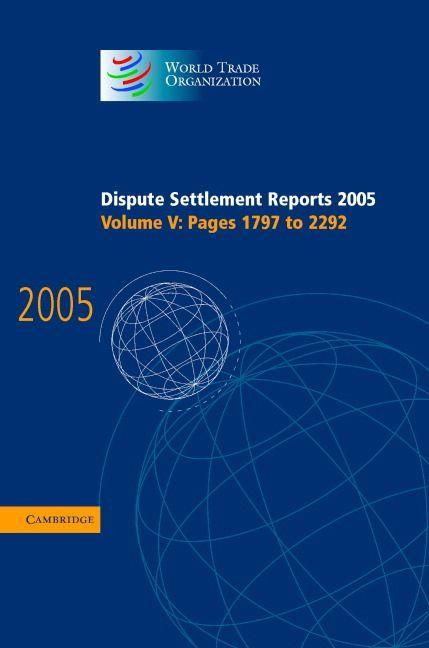Produktbild: Dispute Settlement Reports 2005