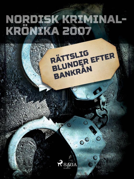 Produktbild: R&auml;ttslig blunder efter bankr&aring;n