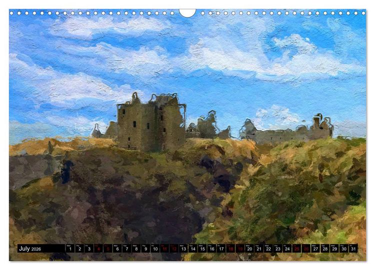 Produktbild: Castles of Scotland (Wall Calendar 2026 DIN A3 landscape), CALVENDO 12 Month Wall Calendar