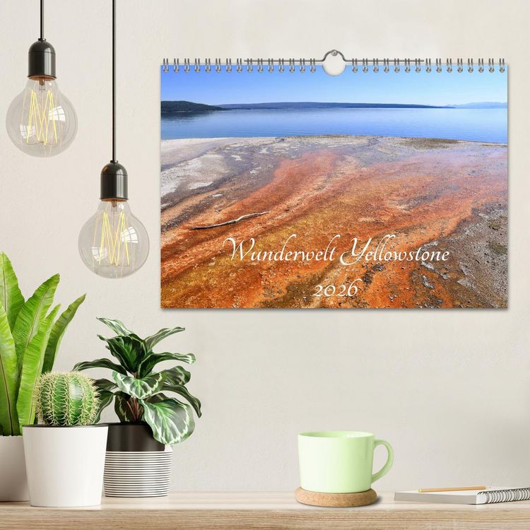Produktbild: Wunderwelt Yellowstone 2026 (Wandkalender 2026 DIN A4 quer), CALVENDO Monatskalender