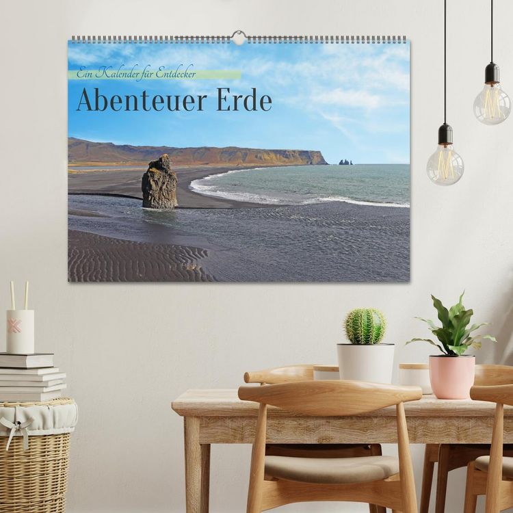 Produktbild: Abenteuer Erde Ein Kalender f&uuml;r Entdecker (Wandkalender 2026 DIN A2 quer), CALVENDO Monatskalender