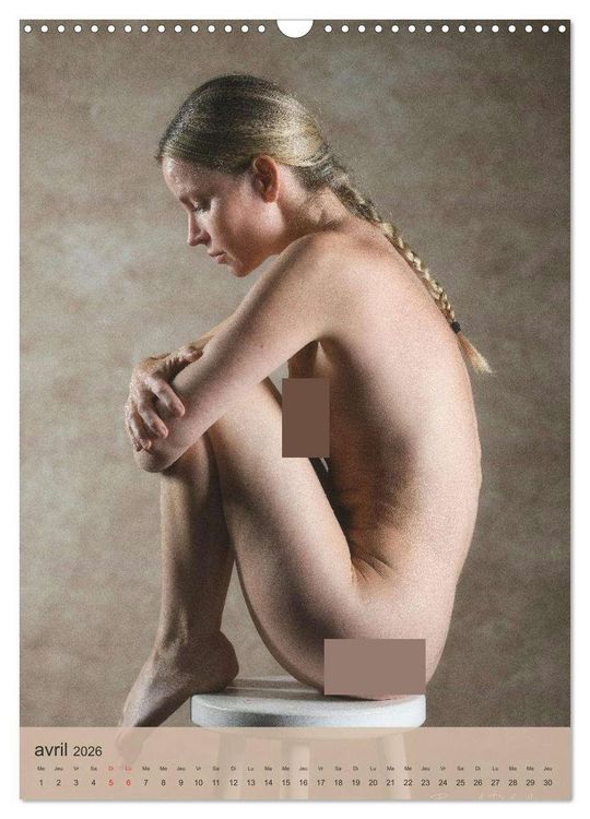 Produktbild: L'art du nu (Calendrier mural 2026 DIN A3 horizontal), CALVENDO calendrier mensuel