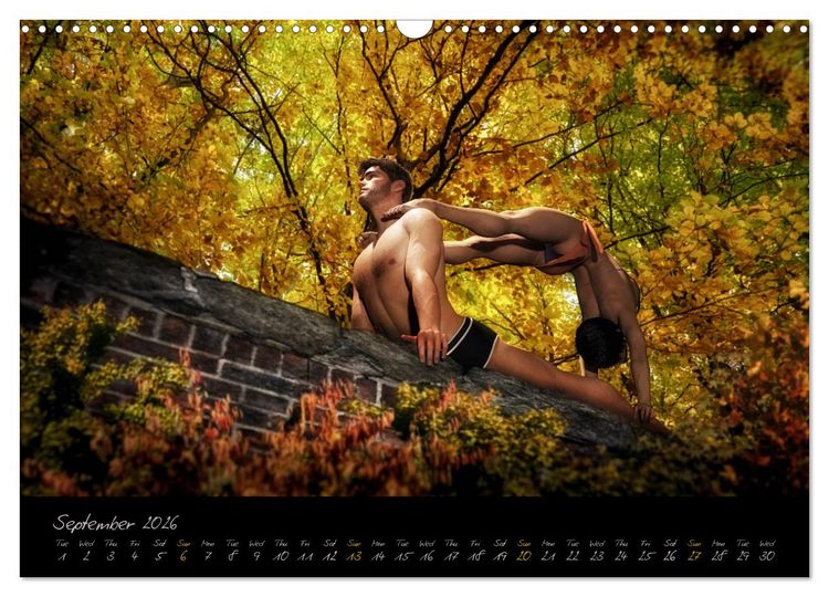 Produktbild: Yoga Couples - Harmony and Passion (Wall Calendar 2026 DIN A3 landscape), CALVENDO 12 Month Wall Calendar