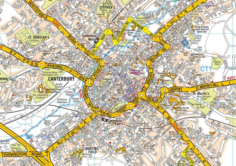 Produktbild: Canterbury Pocket Street Map
