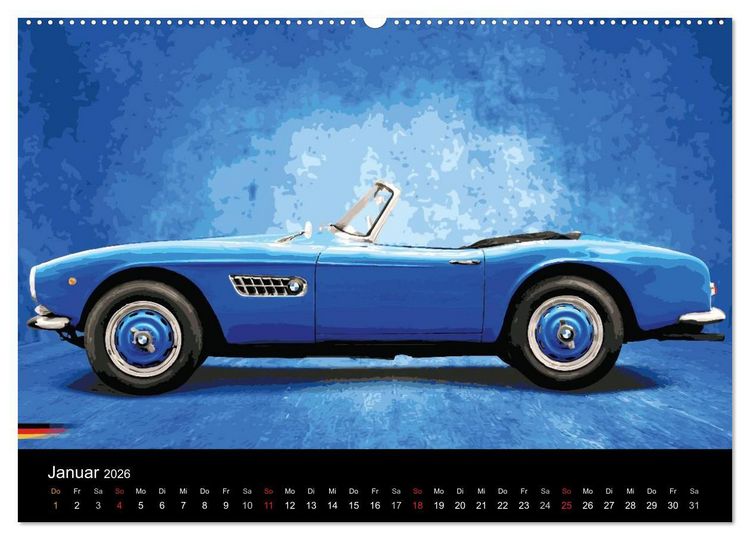 Produktbild: DIE GLORREICHEN ZW&Ouml;LF (Wandkalender 2026 DIN A2 quer), CALVENDO Monatskalender
