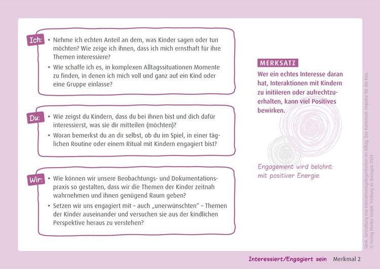 Produktbild: GInA. Das Kartenset: Impulse f&uuml;r die Kita