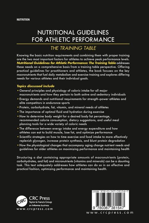 Produktbild: Nutritional Guidelines for Athletic Performance
