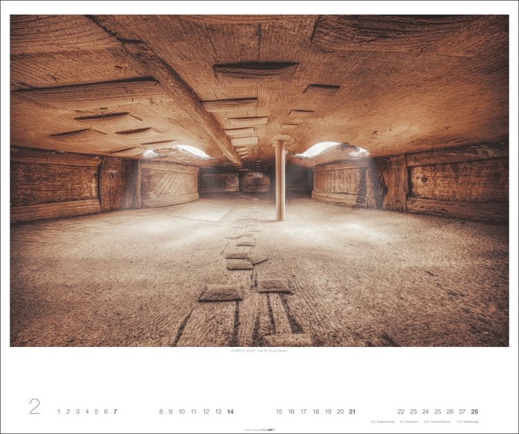 Produktbild: Architecture in Music Kalender 2027 - Musikinstrumente von innen