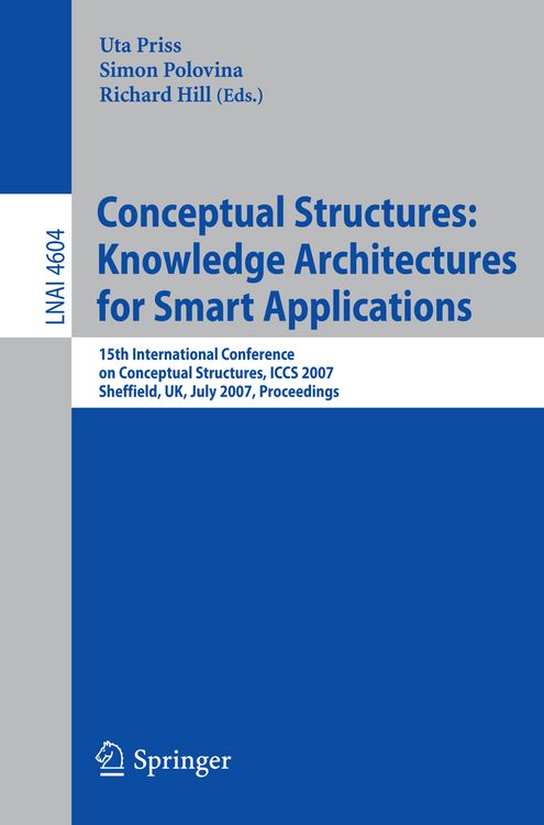 Produktbild: Conceptual Structures: Knowledge Architectures for Smart Applications