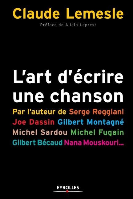 Produktbild: L'art d'&eacute;crire une chanson