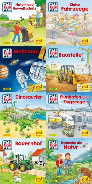 Produktbild: Pixi-8er-Set 296: Pixi zeigt dir WAS IST WAS (8x1 Exemplar)