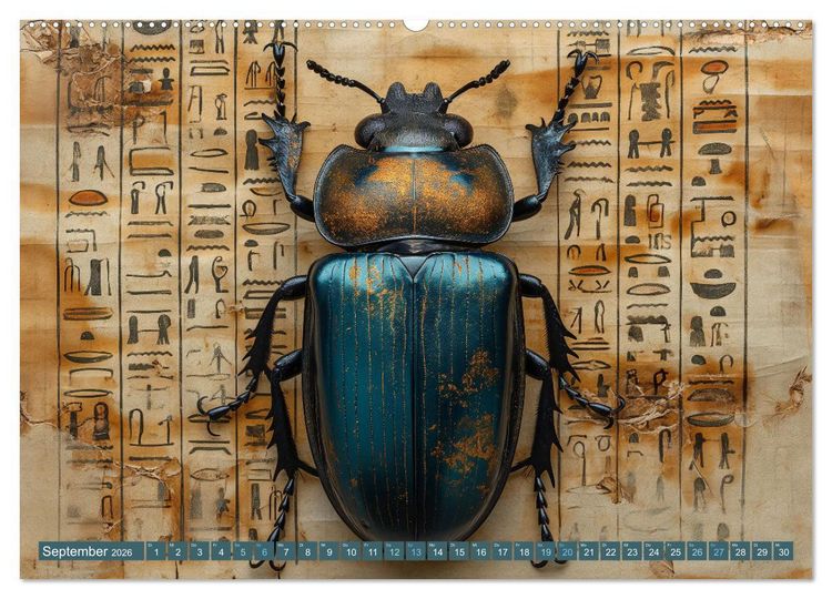 Produktbild: Papyrus-Propheten - KI-Enth&uuml;llungen aus der Vergangenheit (Wandkalender 2026 DIN A2 quer), CALVENDO Monatskalender