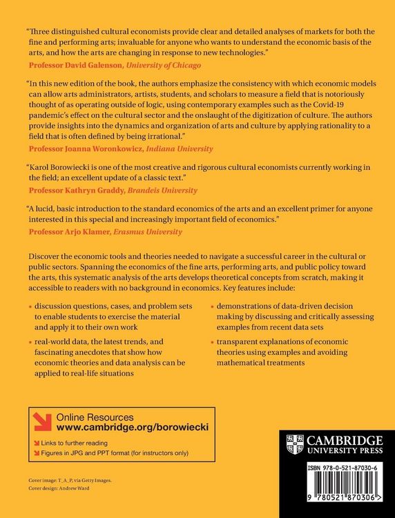 Produktbild: The Economics of Art and Culture