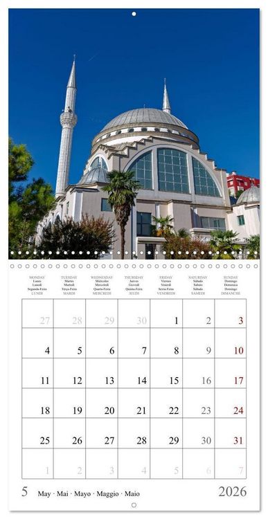 Produktbild: Albania - The Unknown beauty (Wall Calendar 2026 12 &times; 12 Inch) CALVENDO 12 Month Wall Calendar